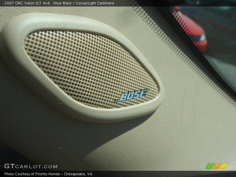 Onyx Black / Cocoa/Light Cashmere 2007 GMC Yukon SLT 4x4