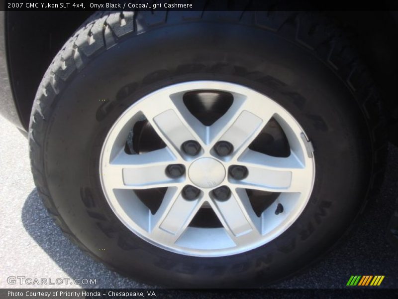 Onyx Black / Cocoa/Light Cashmere 2007 GMC Yukon SLT 4x4