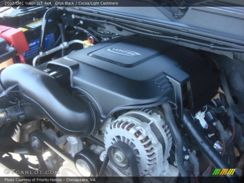 Onyx Black / Cocoa/Light Cashmere 2007 GMC Yukon SLT 4x4