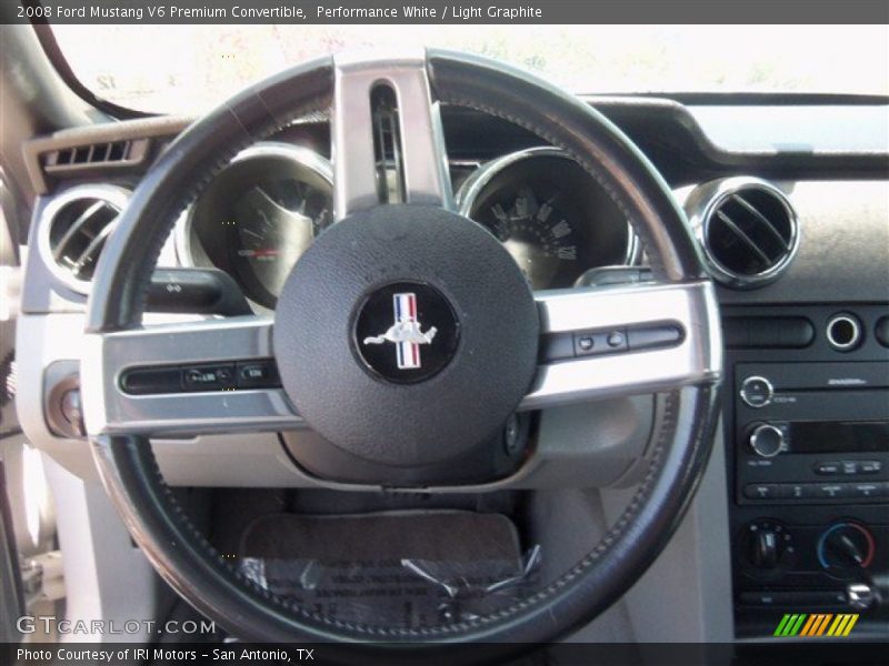 Performance White / Light Graphite 2008 Ford Mustang V6 Premium Convertible