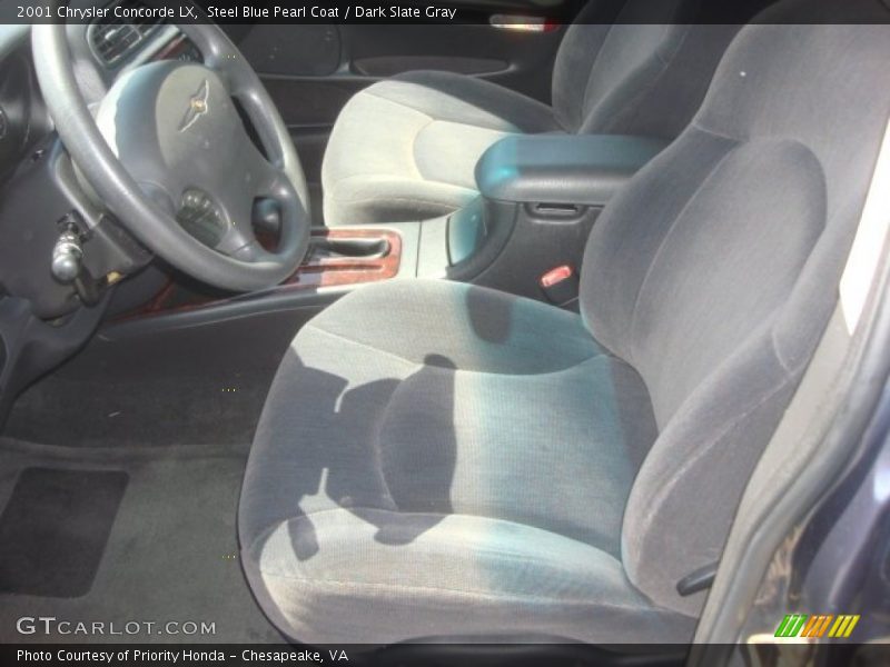Steel Blue Pearl Coat / Dark Slate Gray 2001 Chrysler Concorde LX