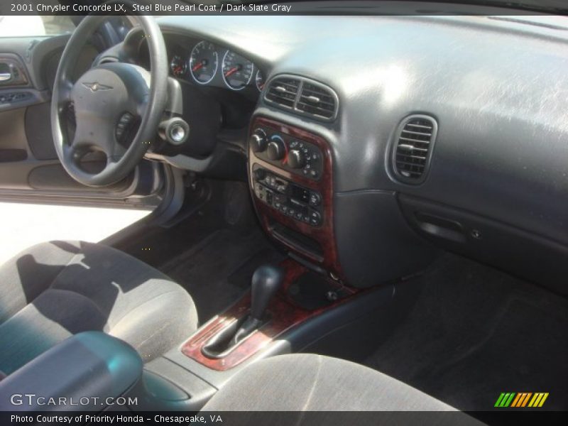 Steel Blue Pearl Coat / Dark Slate Gray 2001 Chrysler Concorde LX