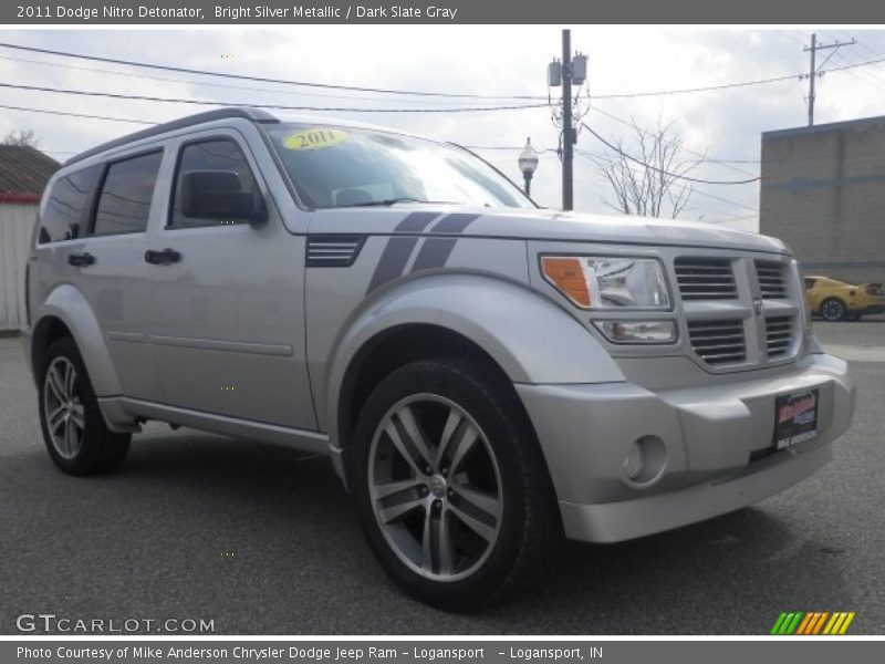Bright Silver Metallic / Dark Slate Gray 2011 Dodge Nitro Detonator