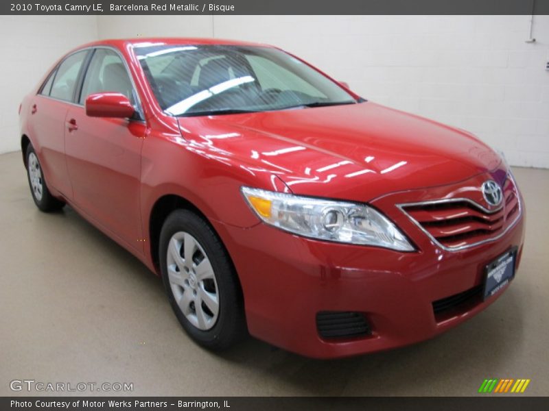 Barcelona Red Metallic / Bisque 2010 Toyota Camry LE