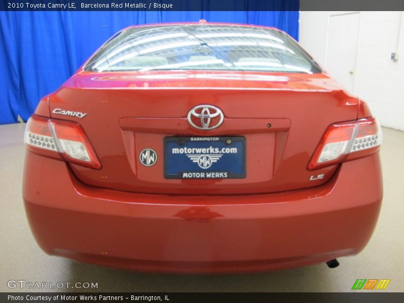 Barcelona Red Metallic / Bisque 2010 Toyota Camry LE