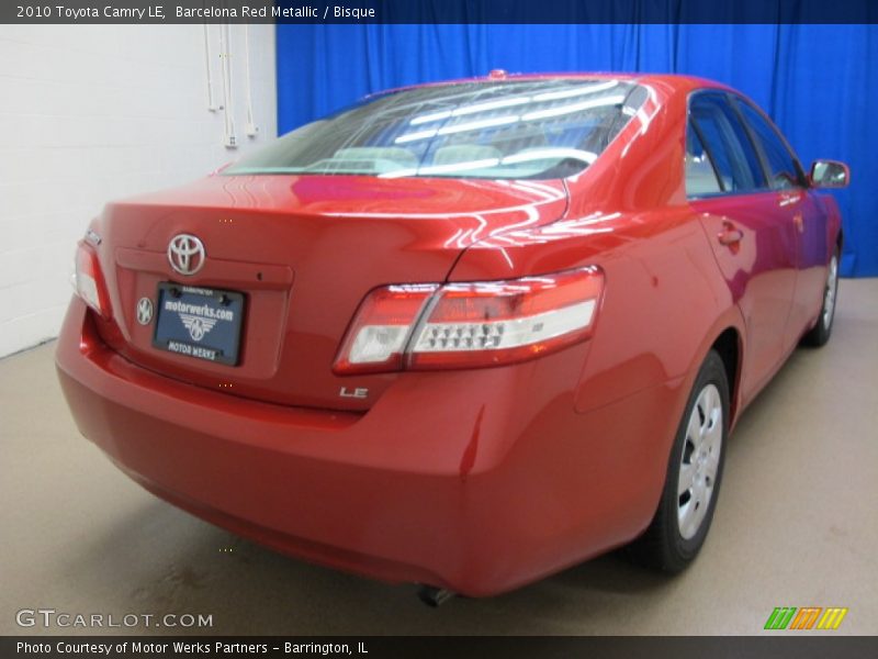 Barcelona Red Metallic / Bisque 2010 Toyota Camry LE
