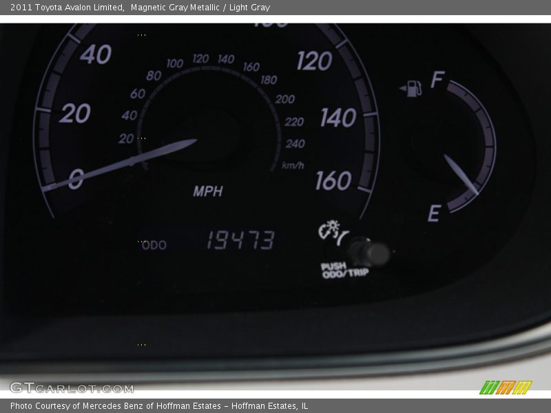 Magnetic Gray Metallic / Light Gray 2011 Toyota Avalon Limited