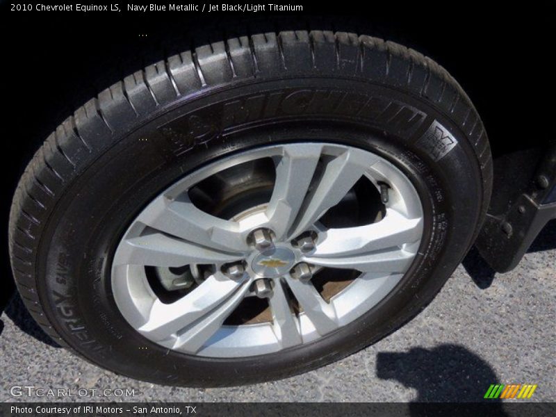Navy Blue Metallic / Jet Black/Light Titanium 2010 Chevrolet Equinox LS