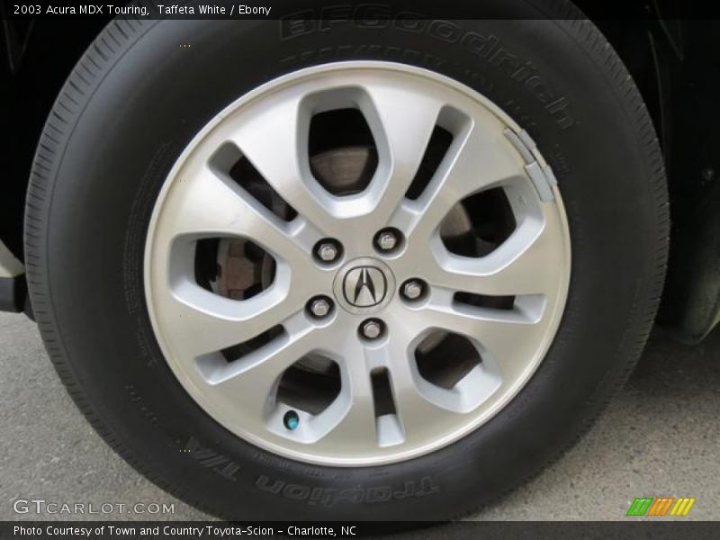 Taffeta White / Ebony 2003 Acura MDX Touring