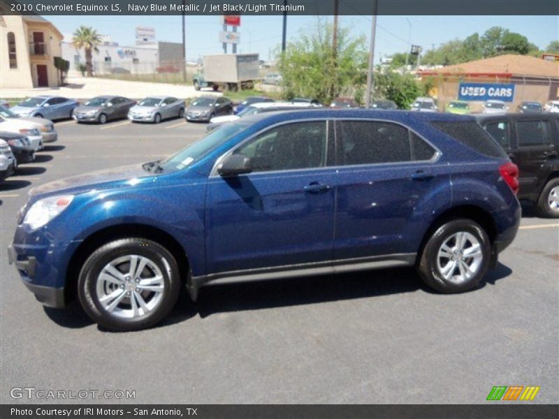 Navy Blue Metallic / Jet Black/Light Titanium 2010 Chevrolet Equinox LS