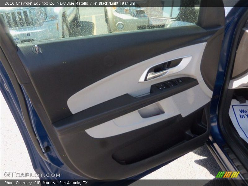 Navy Blue Metallic / Jet Black/Light Titanium 2010 Chevrolet Equinox LS