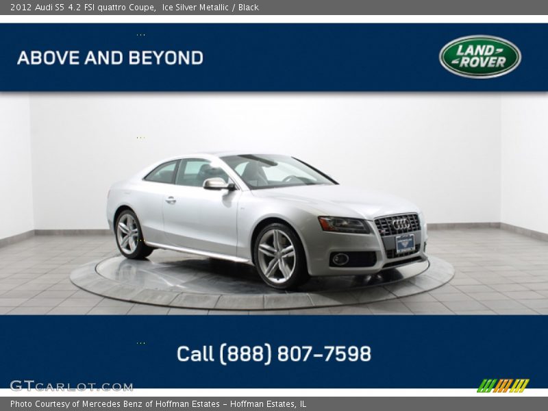 Ice Silver Metallic / Black 2012 Audi S5 4.2 FSI quattro Coupe
