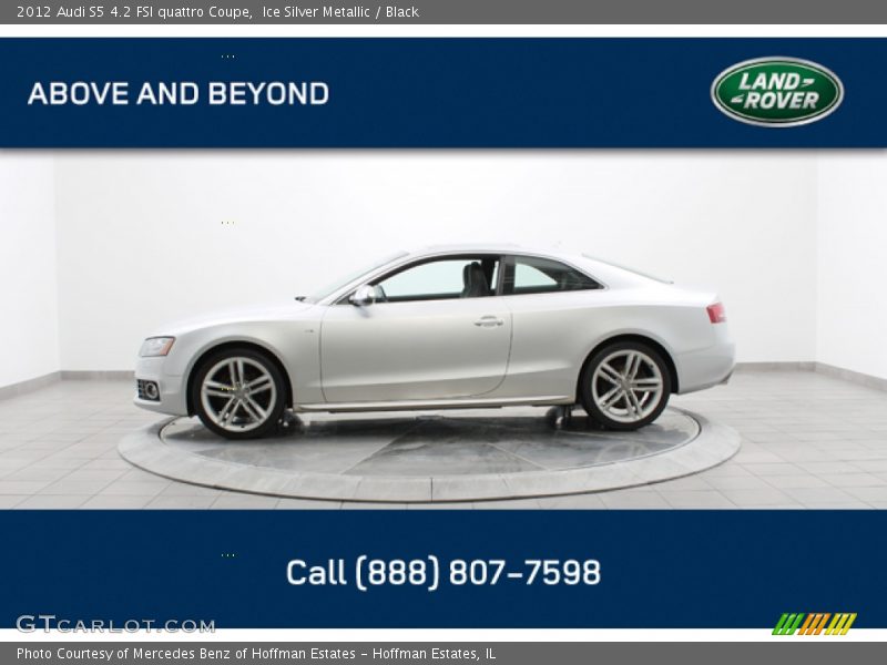 Ice Silver Metallic / Black 2012 Audi S5 4.2 FSI quattro Coupe