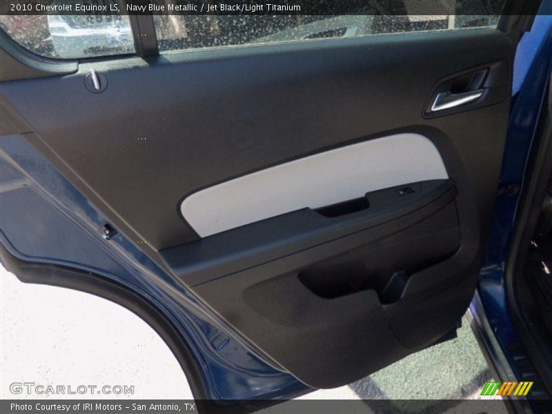 Navy Blue Metallic / Jet Black/Light Titanium 2010 Chevrolet Equinox LS