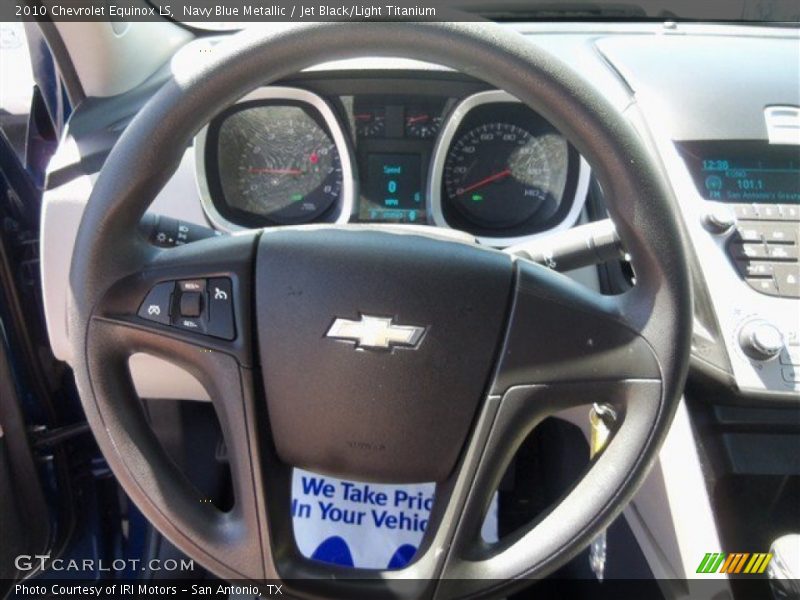 Navy Blue Metallic / Jet Black/Light Titanium 2010 Chevrolet Equinox LS