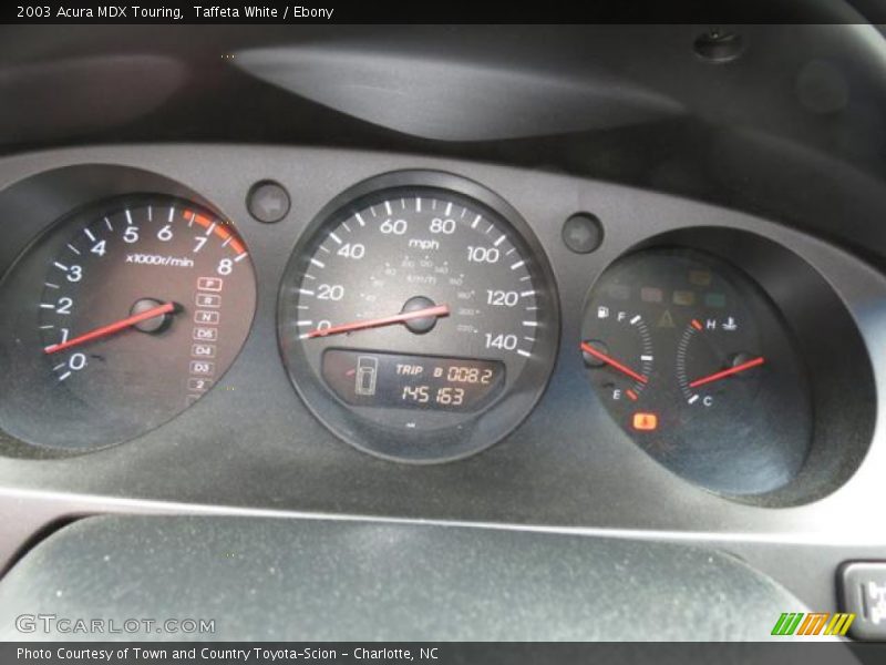 Taffeta White / Ebony 2003 Acura MDX Touring