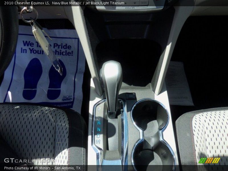 Navy Blue Metallic / Jet Black/Light Titanium 2010 Chevrolet Equinox LS