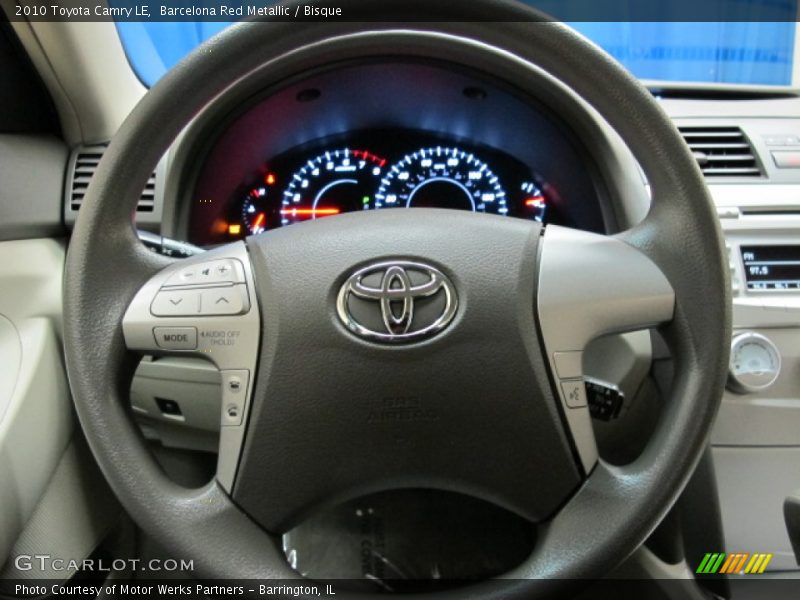 Barcelona Red Metallic / Bisque 2010 Toyota Camry LE