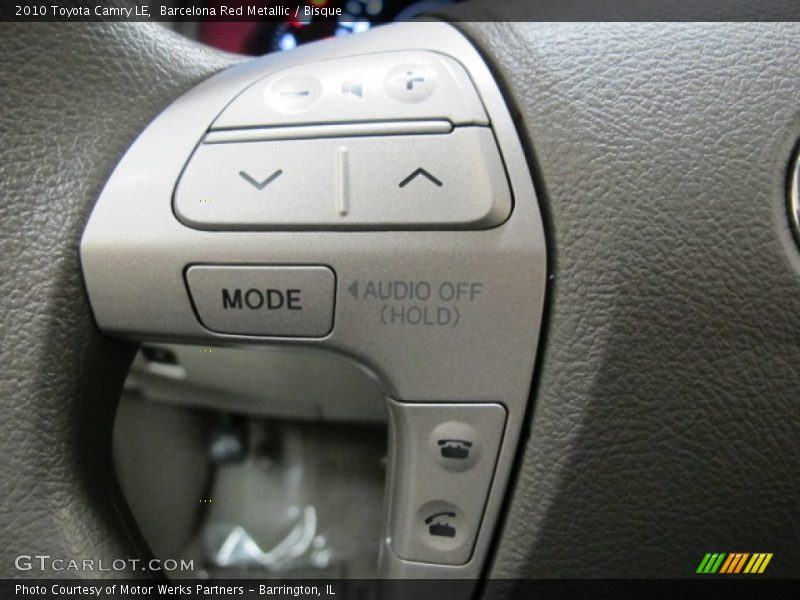 Barcelona Red Metallic / Bisque 2010 Toyota Camry LE