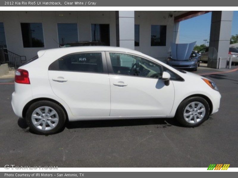 Clear White / Gray 2012 Kia Rio Rio5 LX Hatchback