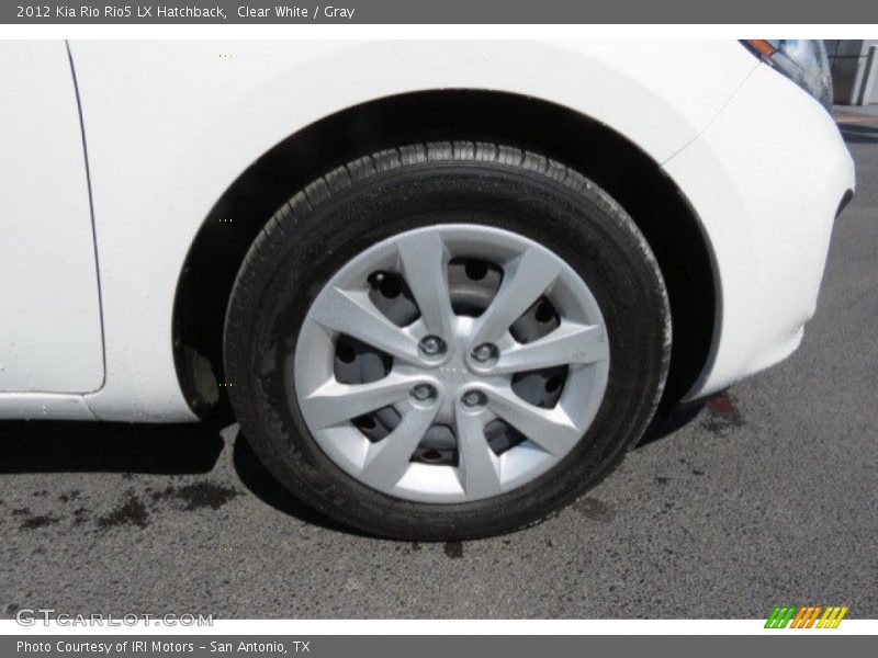 Clear White / Gray 2012 Kia Rio Rio5 LX Hatchback