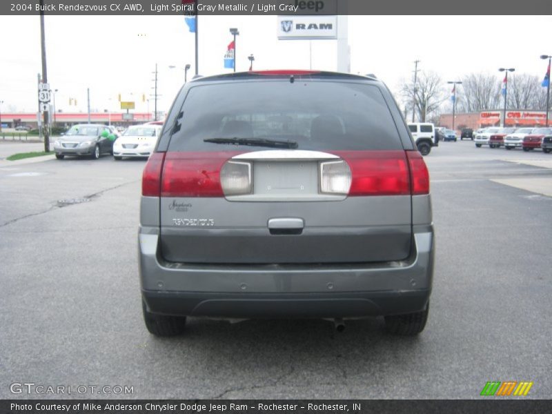 Light Spiral Gray Metallic / Light Gray 2004 Buick Rendezvous CX AWD