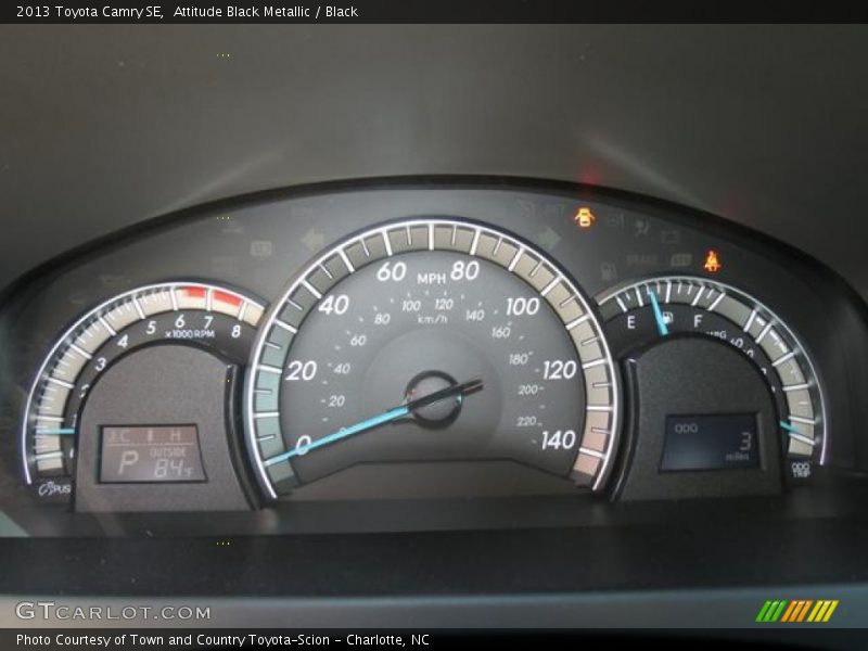 Attitude Black Metallic / Black 2013 Toyota Camry SE