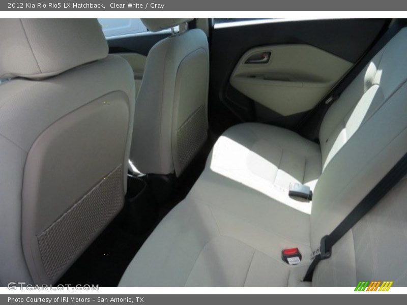 Clear White / Gray 2012 Kia Rio Rio5 LX Hatchback