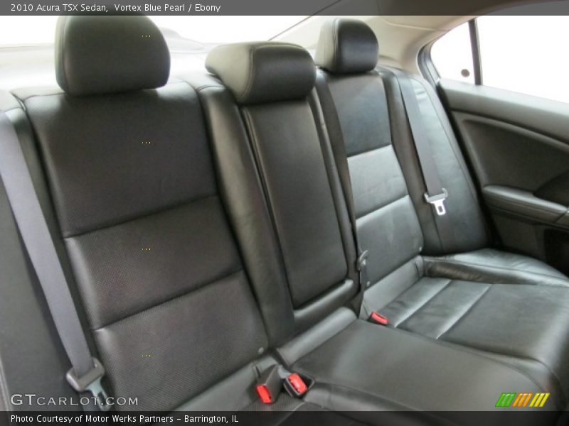 Vortex Blue Pearl / Ebony 2010 Acura TSX Sedan