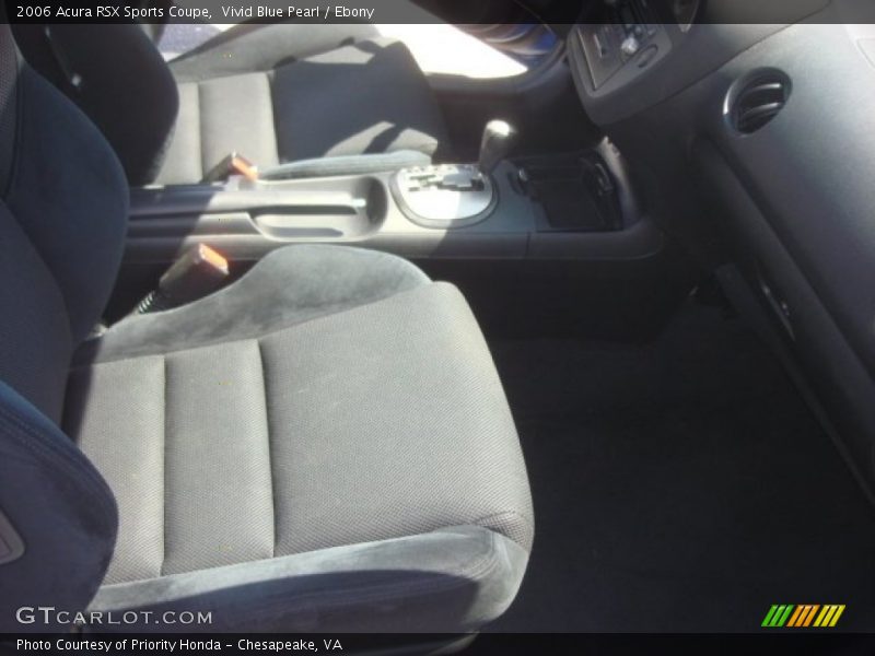 Vivid Blue Pearl / Ebony 2006 Acura RSX Sports Coupe