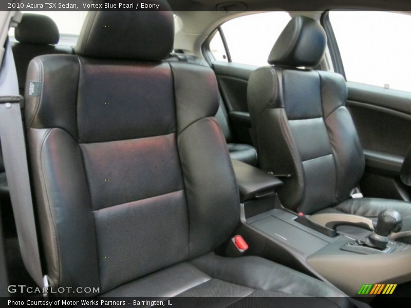 Vortex Blue Pearl / Ebony 2010 Acura TSX Sedan