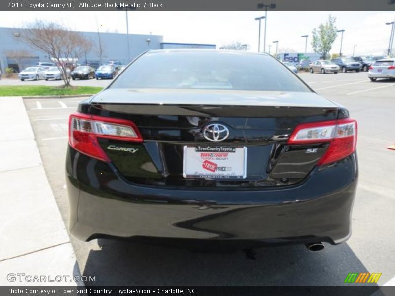 Attitude Black Metallic / Black 2013 Toyota Camry SE