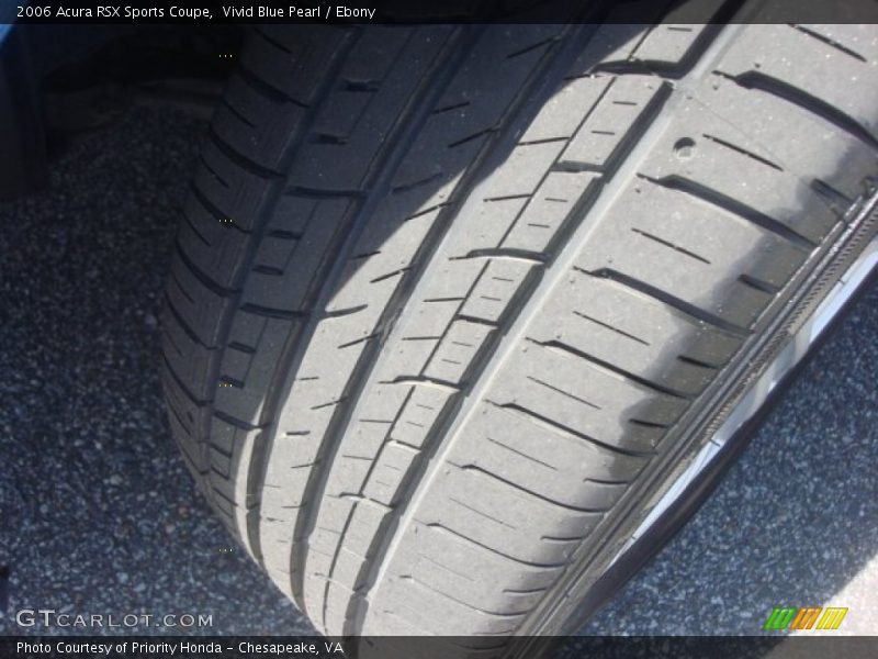 Vivid Blue Pearl / Ebony 2006 Acura RSX Sports Coupe