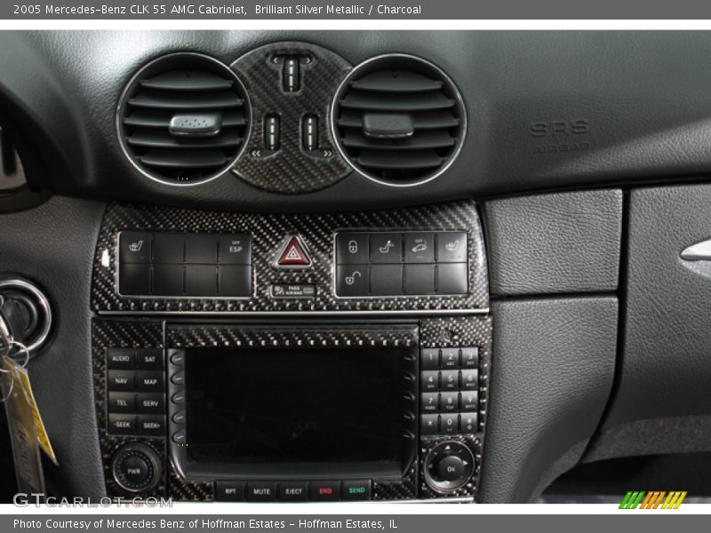 Controls of 2005 CLK 55 AMG Cabriolet