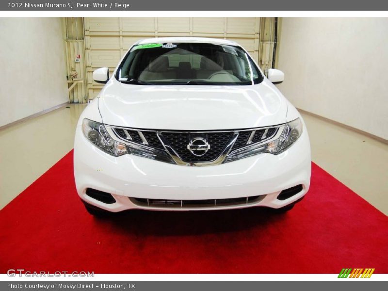 Pearl White / Beige 2012 Nissan Murano S