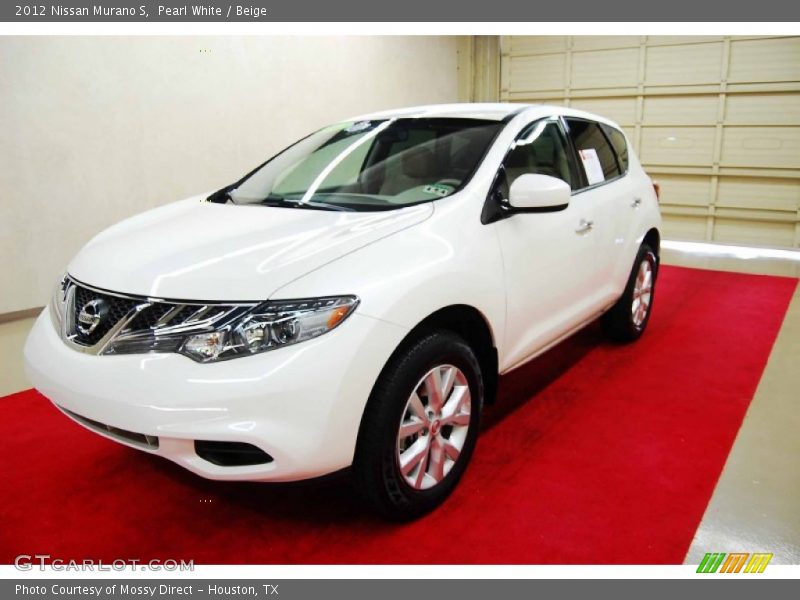 Pearl White / Beige 2012 Nissan Murano S