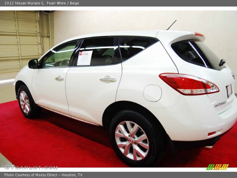 Pearl White / Beige 2012 Nissan Murano S