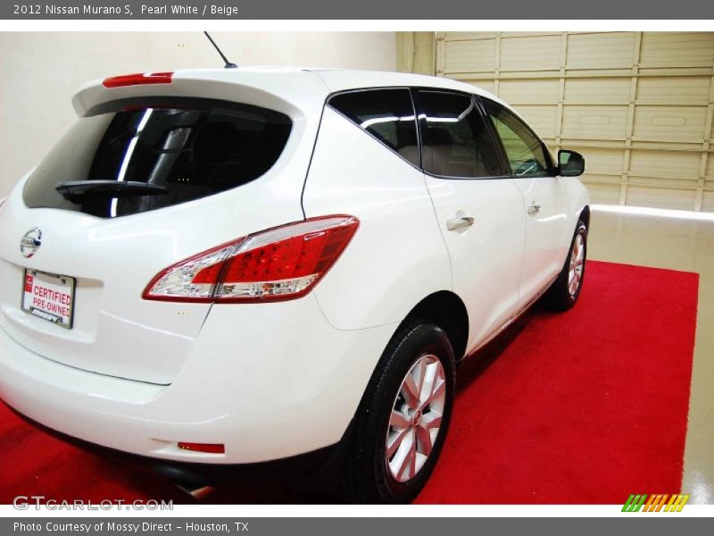 Pearl White / Beige 2012 Nissan Murano S