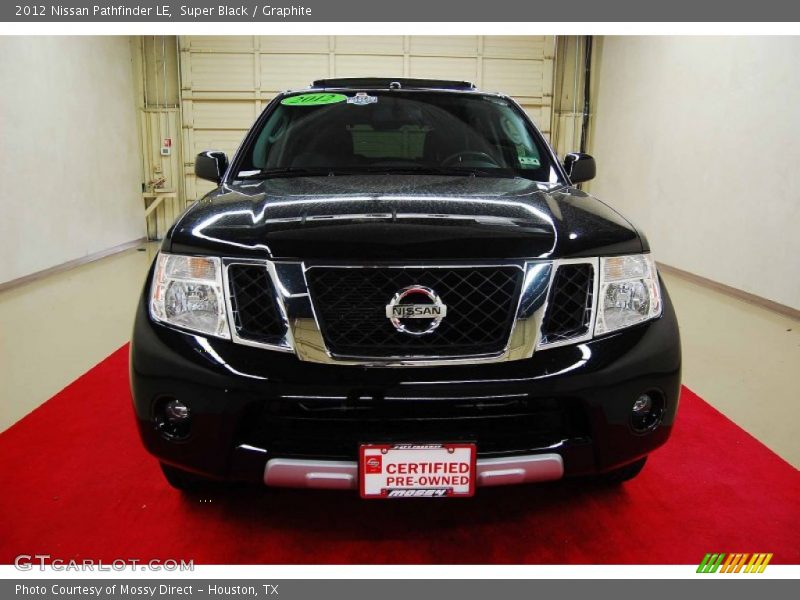Super Black / Graphite 2012 Nissan Pathfinder LE