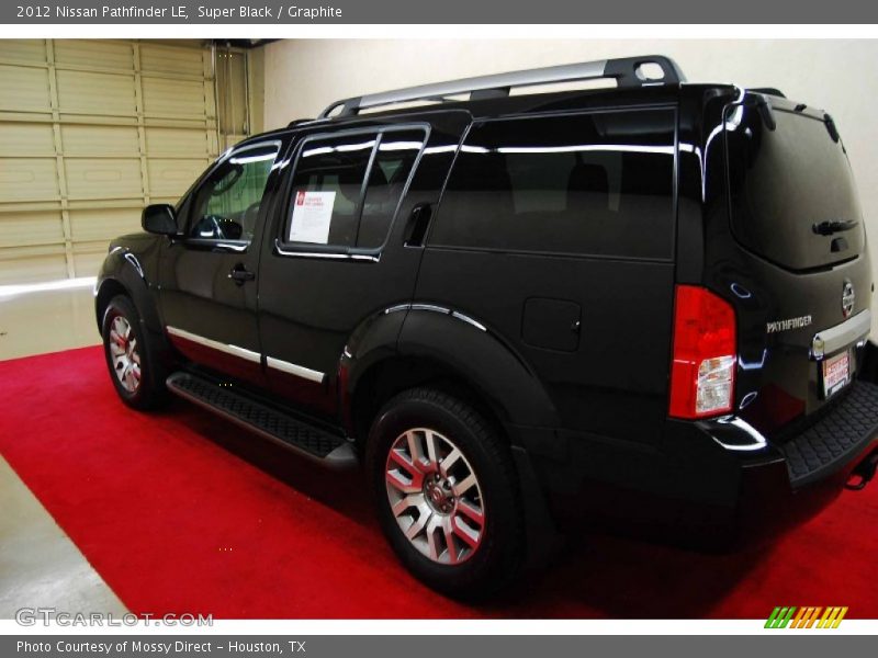 Super Black / Graphite 2012 Nissan Pathfinder LE