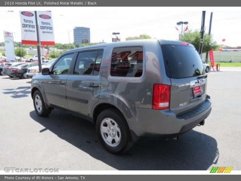 Polished Metal Metallic / Black 2010 Honda Pilot LX