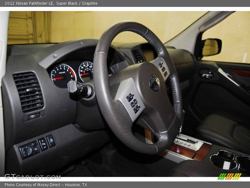 Super Black / Graphite 2012 Nissan Pathfinder LE
