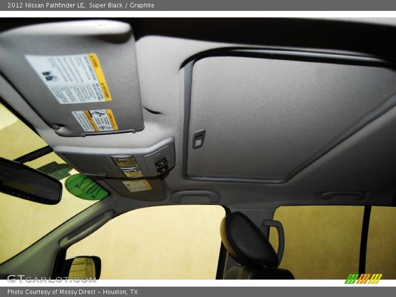 Super Black / Graphite 2012 Nissan Pathfinder LE