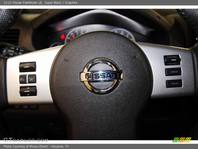 Super Black / Graphite 2012 Nissan Pathfinder LE