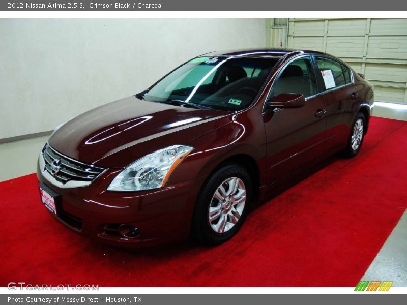 Crimson Black / Charcoal 2012 Nissan Altima 2.5 S