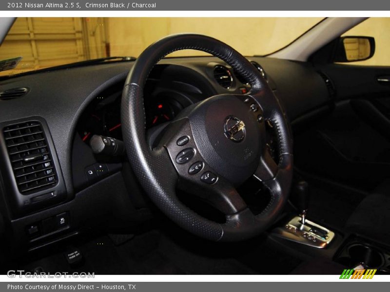 Crimson Black / Charcoal 2012 Nissan Altima 2.5 S