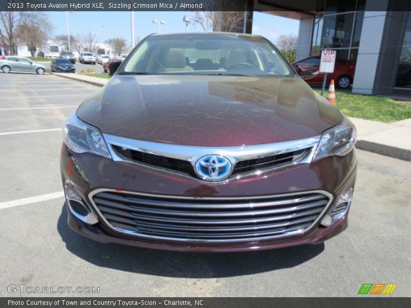 Sizzling Crimson Mica / Almond 2013 Toyota Avalon Hybrid XLE