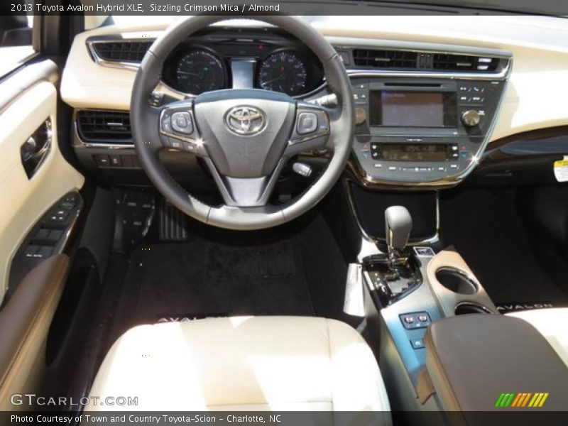 Sizzling Crimson Mica / Almond 2013 Toyota Avalon Hybrid XLE