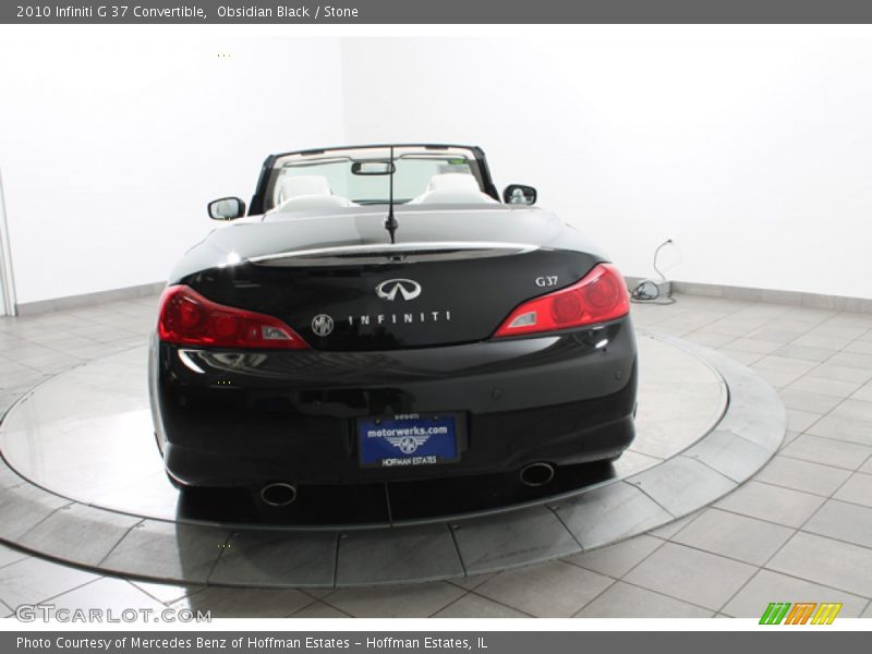 Obsidian Black / Stone 2010 Infiniti G 37 Convertible