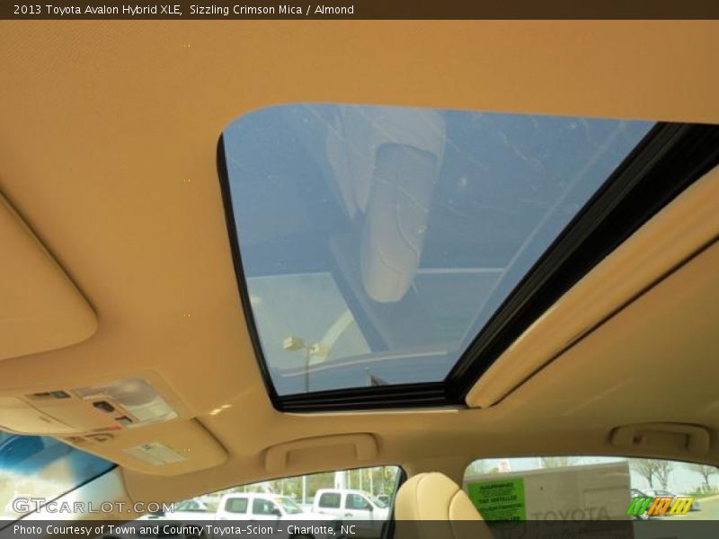 Sizzling Crimson Mica / Almond 2013 Toyota Avalon Hybrid XLE